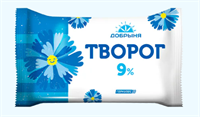 Творог "Добрыня" 9% 200гр 10092