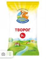 Творог "Коровка из Кореновки" 9% 180гр 10094
